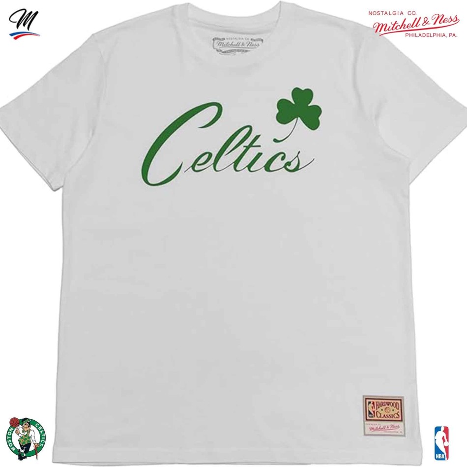 MITCHELL & NESS Boston Celtics "NBA Team Logo" T-shirt Fri leverans