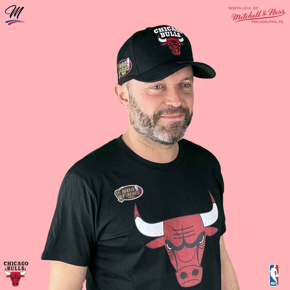 MITCHELL & NESS Chicago Bulls NBA keps "Top Spot Classic Red