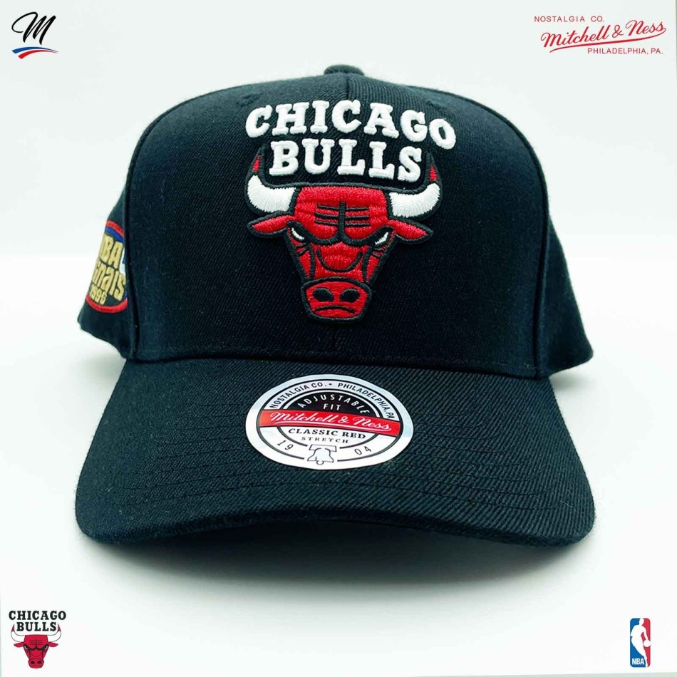 Casquette NBA Chicago Bulls "Top Spot Classic Red" (Casquettes) Mitchell & Ness chez FrenchMarket