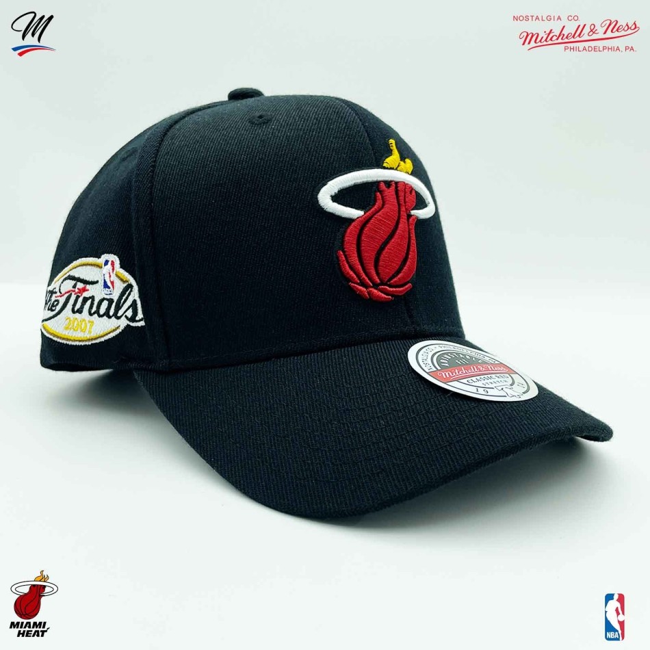 Miami Heat "Top Spot Classic Red" NBA Cap (Caps) Mitchell & Ness on FrenchMarket