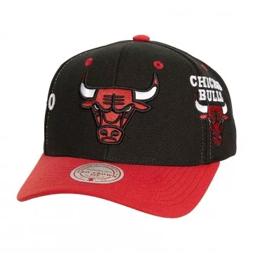 Chicago Bulls HWC "Overbeet" NBA Cap (Caps) Mitchell & Ness chez FrenchMarket