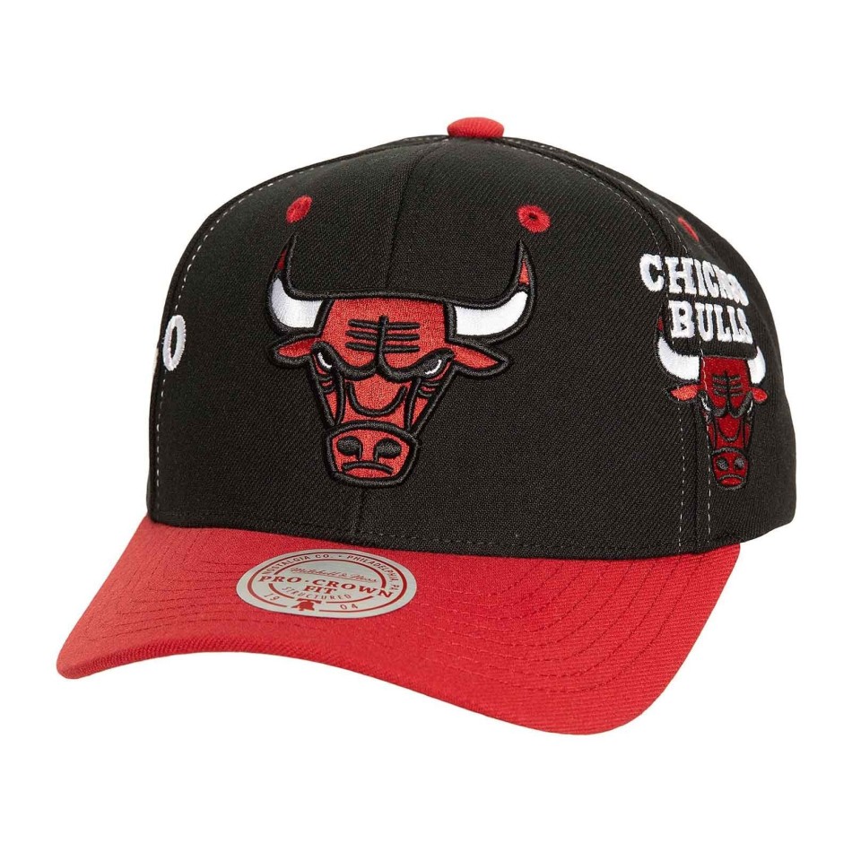 Chicago Bulls HWC "Overbite" NBA cap (Caps) Mitchell & Ness on FrenchMarket