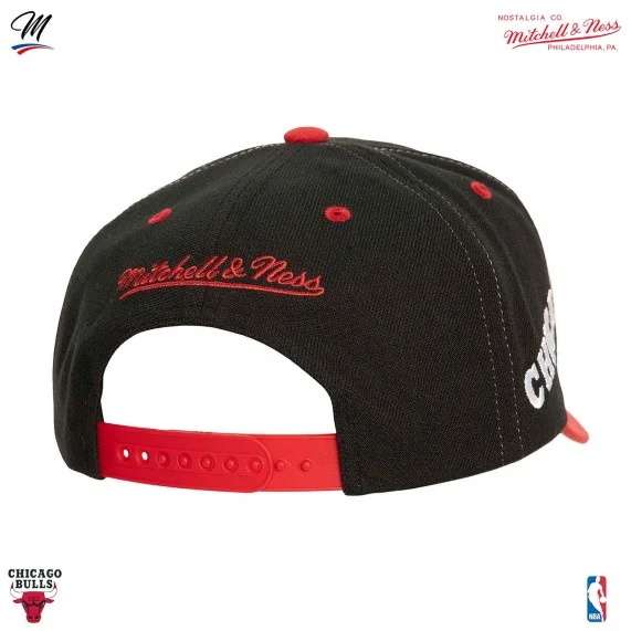 Casquette NBA Chicago Bulls HWC "Overbite" (Casquettes) Mitchell & Ness chez FrenchMarket