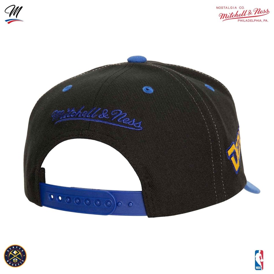 NBA Denver Nuggets HWC "Overbite" Cap (Cap) Mitchell & Ness auf FrenchMarket