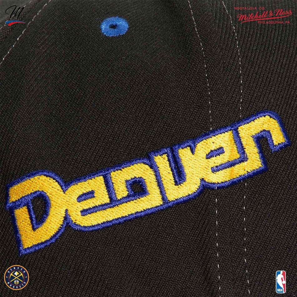 NBA Denver Nuggets HWC "Overbite" Cap (Cap) Mitchell & Ness auf FrenchMarket