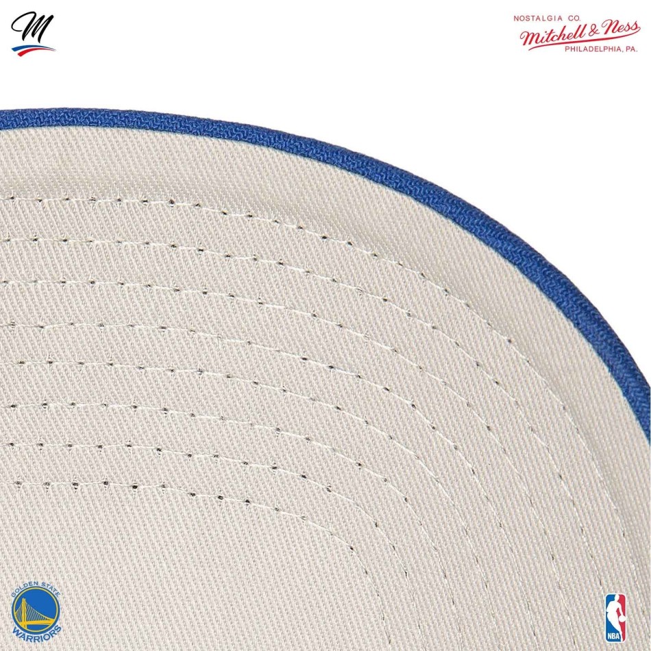 NBA Golden State Warriors HWC "Overbite" cap (Caps) Mitchell & Ness on FrenchMarket