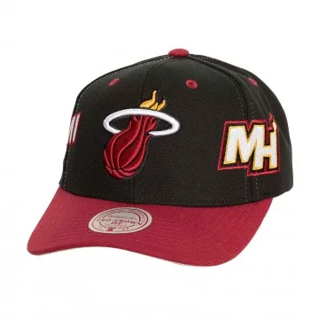 NBA Miami Heat HWC "Overbite" Cap (Cap) Mitchell & Ness auf FrenchMarket