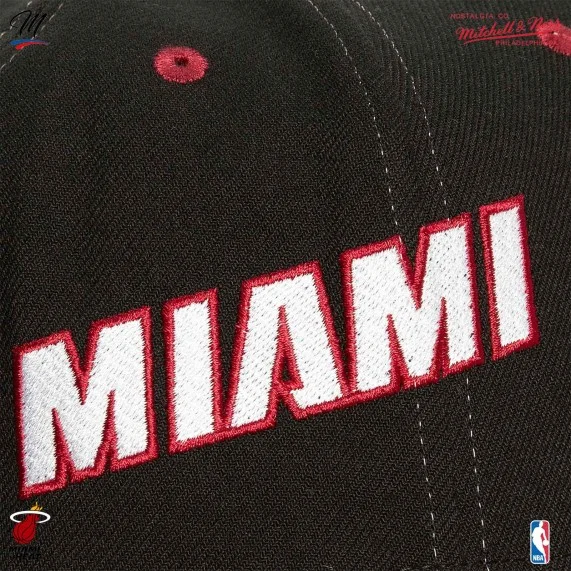 Casquette NBA Miami Heat HWC "Overbite" (Casquettes) Mitchell & Ness chez FrenchMarket
