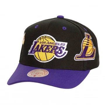 NBA Los Angeles Lakers HWC "Overbite" cap (Caps) Mitchell & Ness on FrenchMarket