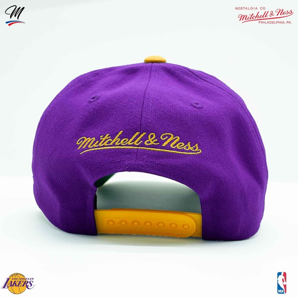 MITCHELL & NESS Los Angeles Lakers HWC "Team Script 2.0" NBA keps