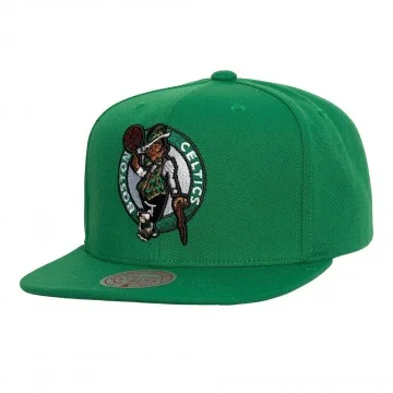 NBA Boston Celtics "Conference Patch" Mütze (Cap) Mitchell & Ness auf FrenchMarket