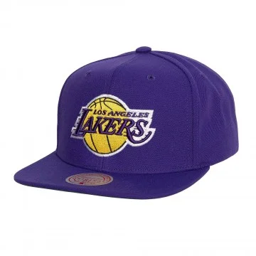 NBA Los Angeles Lakers "Conference Patch" Kappe (Cap) Mitchell & Ness auf FrenchMarket