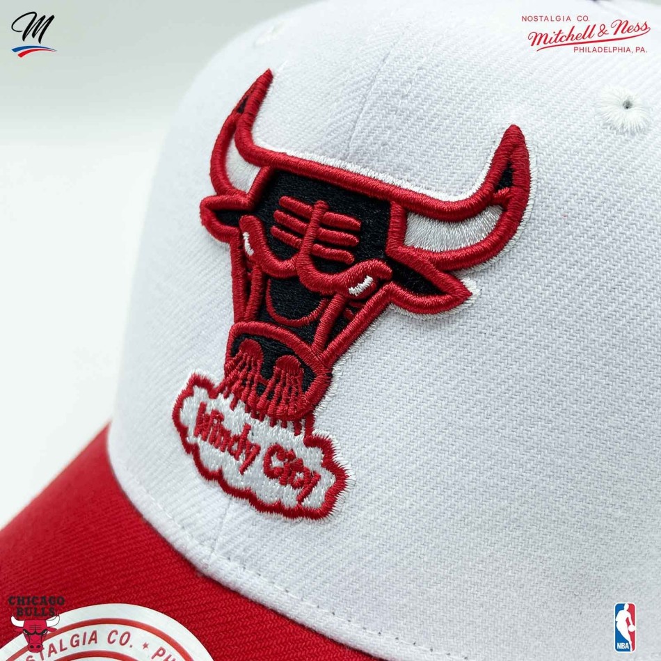 Chicago Bulls HWC "Team 2 Tone 2.0" NBA Cap (Caps) Mitchell & Ness on FrenchMarket