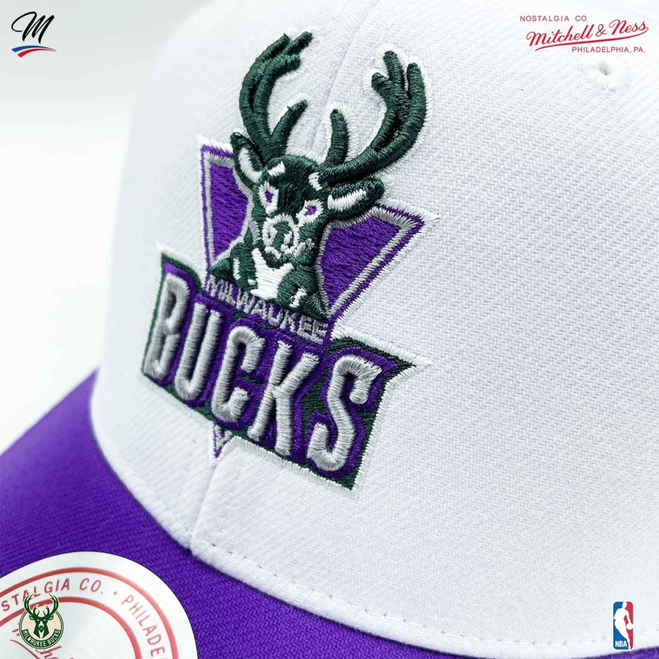 MITCHELL & NESS Milwaukee Bucks HWC "Team 2 Tone 2.0" NBA keps