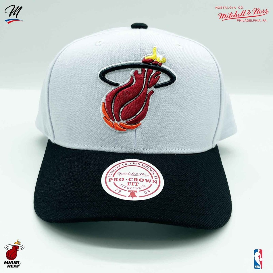 NBA Miami Heat HWC "Team 2 Tone 2.0" Cap (Cap) Mitchell & Ness auf FrenchMarket