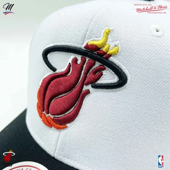 Miami Heat HWC "Team 2 Tone 2.0" NBA pet (Caps) Mitchell & Ness chez FrenchMarket