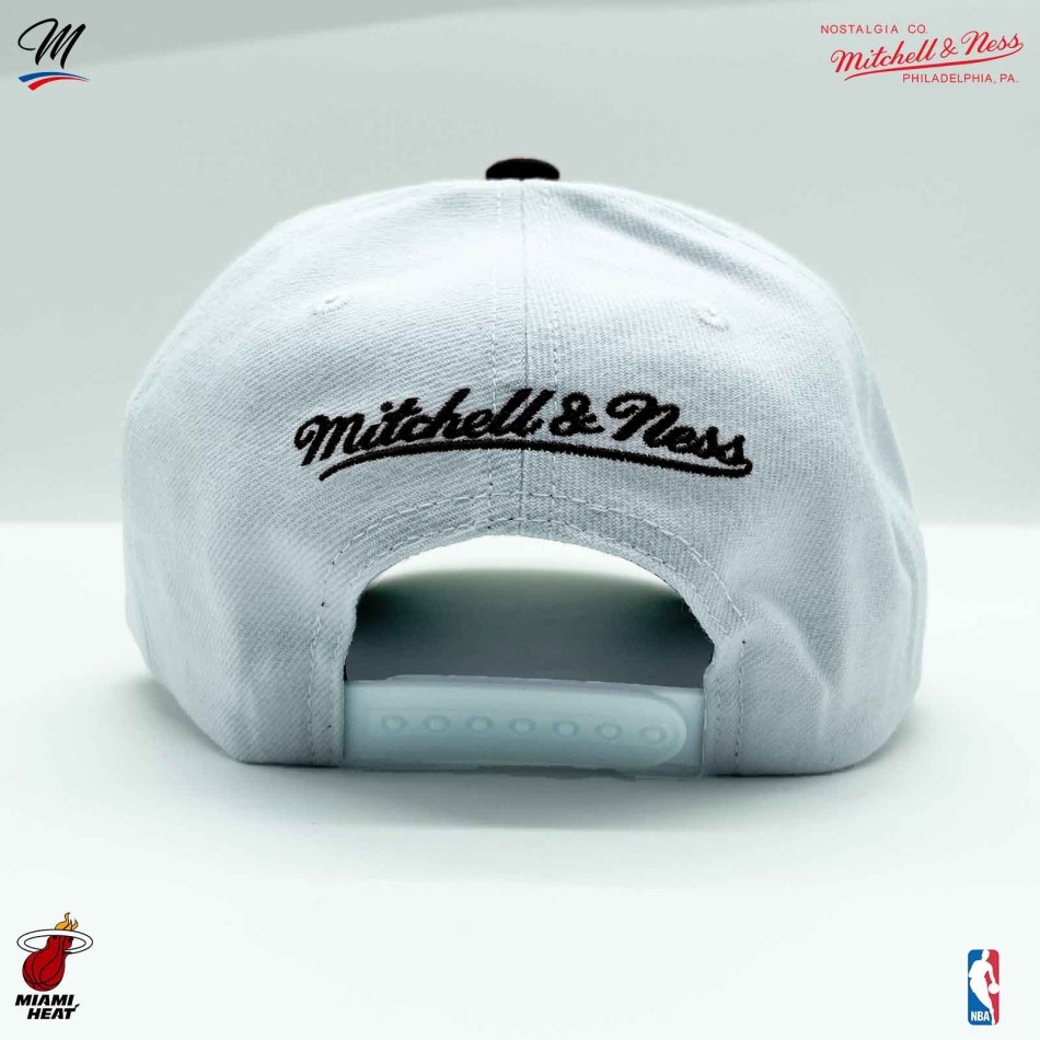 NBA Miami Heat HWC "Team 2 Tone 2.0" Cap (Cap) Mitchell & Ness auf FrenchMarket