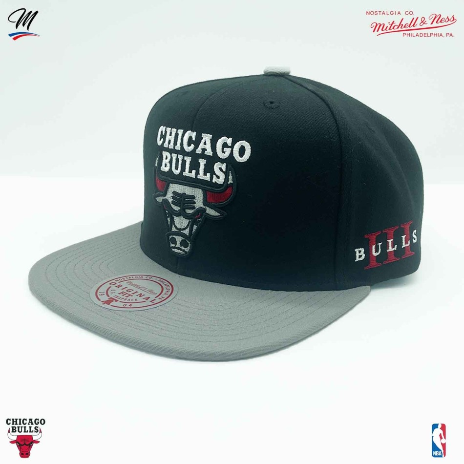 Chicago Bulls "Core III Snapback" NBA Cap (Caps) Mitchell & Ness on FrenchMarket