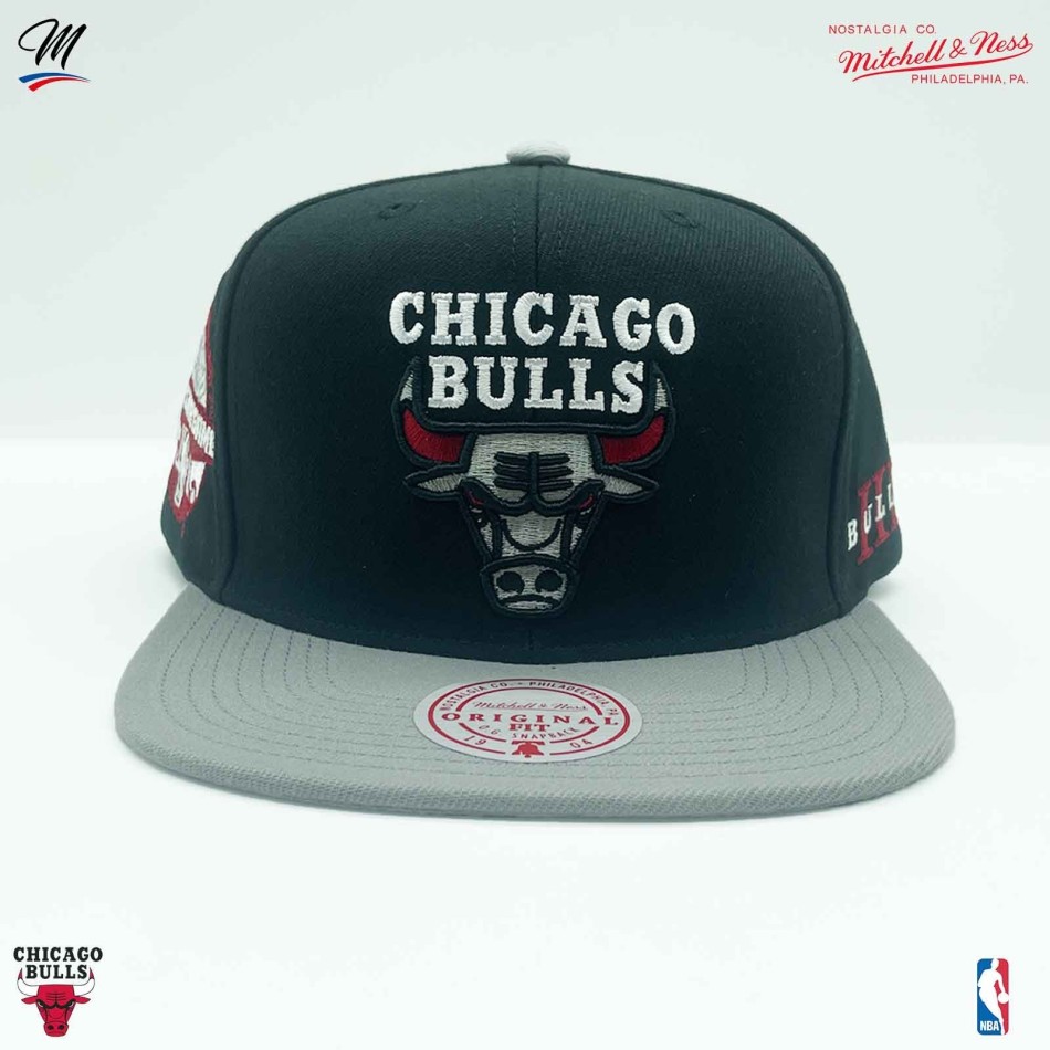 Casquette NBA Chicago Bulls "Core III Snapback" (Casquettes) Mitchell & Ness chez FrenchMarket