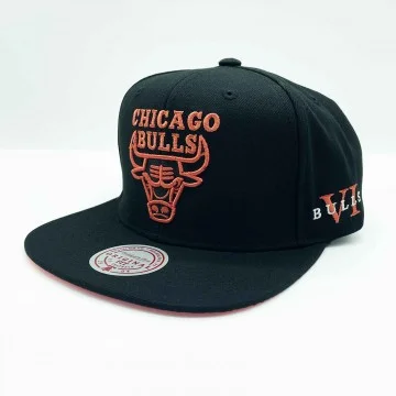 NBA Chicago Bulls "Core VI Snapback" Kappe (Cap) Mitchell & Ness auf FrenchMarket