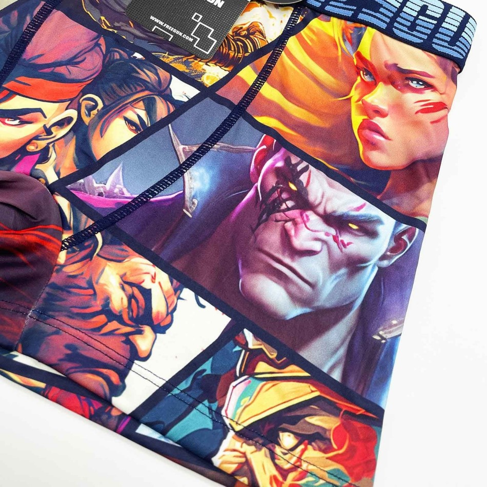 FREEGUN Boxer Homme "Manga Fighter Cyborg Video Game" | 2 års garanti