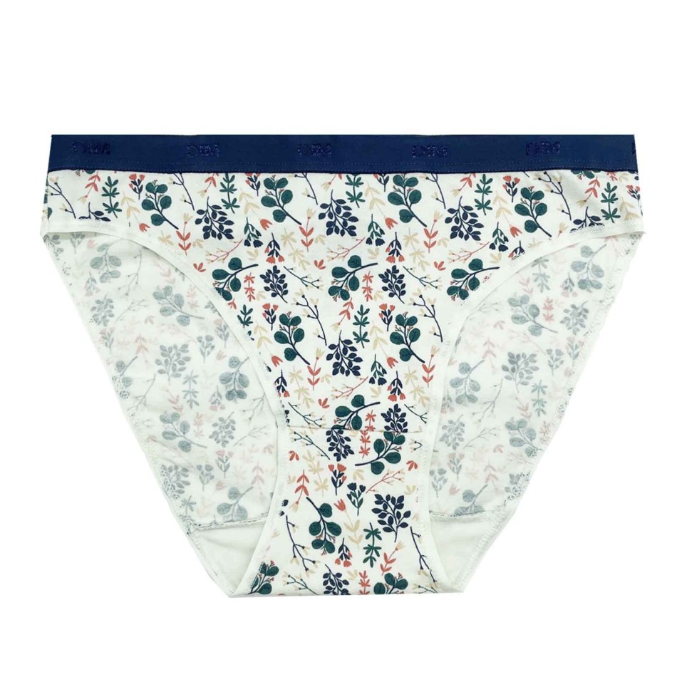 DIM Set om 4 bomullstrosor med stretch för kvinnor "Les Pockets