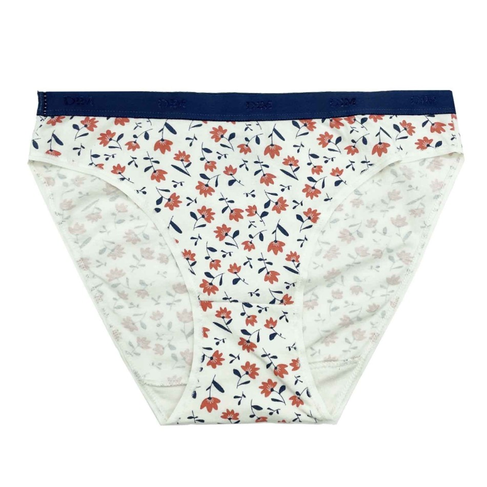 DIM Set om 4 bomullstrosor med stretch för kvinnor "Les Pockets