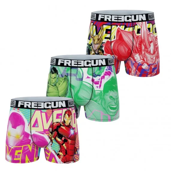 Set van 3 Marvel Avengers Boxershorts voor jongens (Set jongensboxershorts) Freegun chez FrenchMarket Set van 3 Marvel Avengers Boxershorts voor jongens (Set jongensboxershorts) Freegun chez FrenchMarket