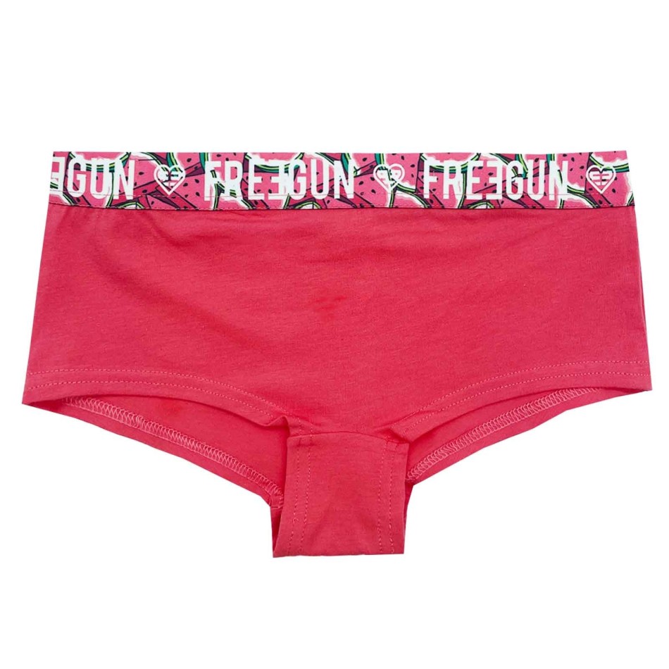 Set of 4 Organic Cotton Shorties for Girls (Boxers/Shorty) Freegun on FrenchMarket
