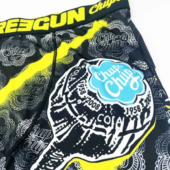 Chupa Chups" doodshoofd microvezel boxer voor jongens (Boksers) Freegun chez FrenchMarket