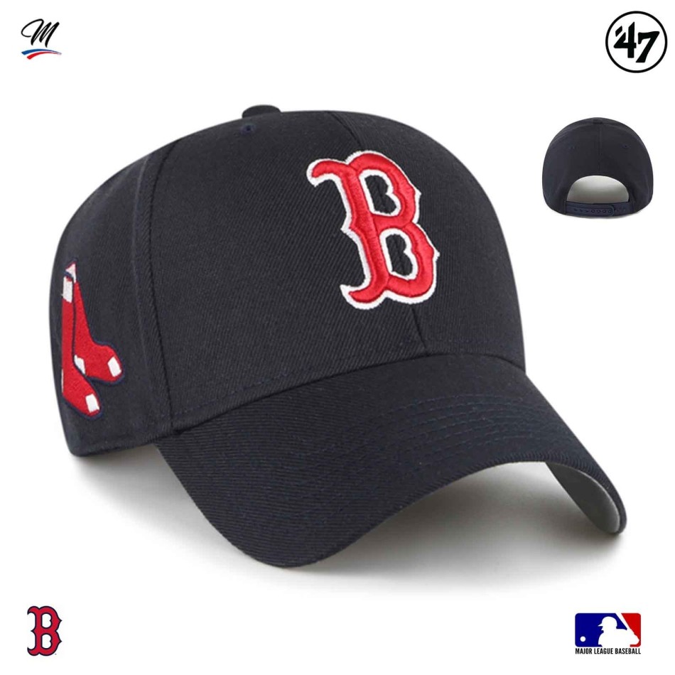 47 Brand MLB Boston Red Sox "Sure Shot Snapback MVP" Cap