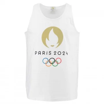Heren tanktop "Olympische Spelen Parijs 2024" 100% Katoen (Débardeur) French Market chez FrenchMarket
