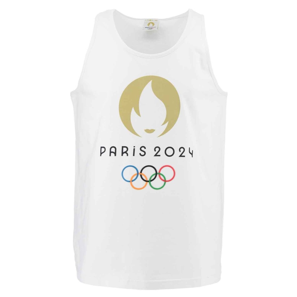 Heren tanktop "Olympische Spelen Parijs 2024" 100% Katoen (Débardeur) French Market chez FrenchMarket