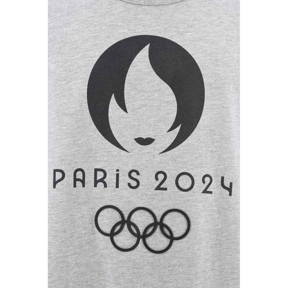 Linnen för män "JO Paris 2024" 100% bomull | Svart Grå eller vit