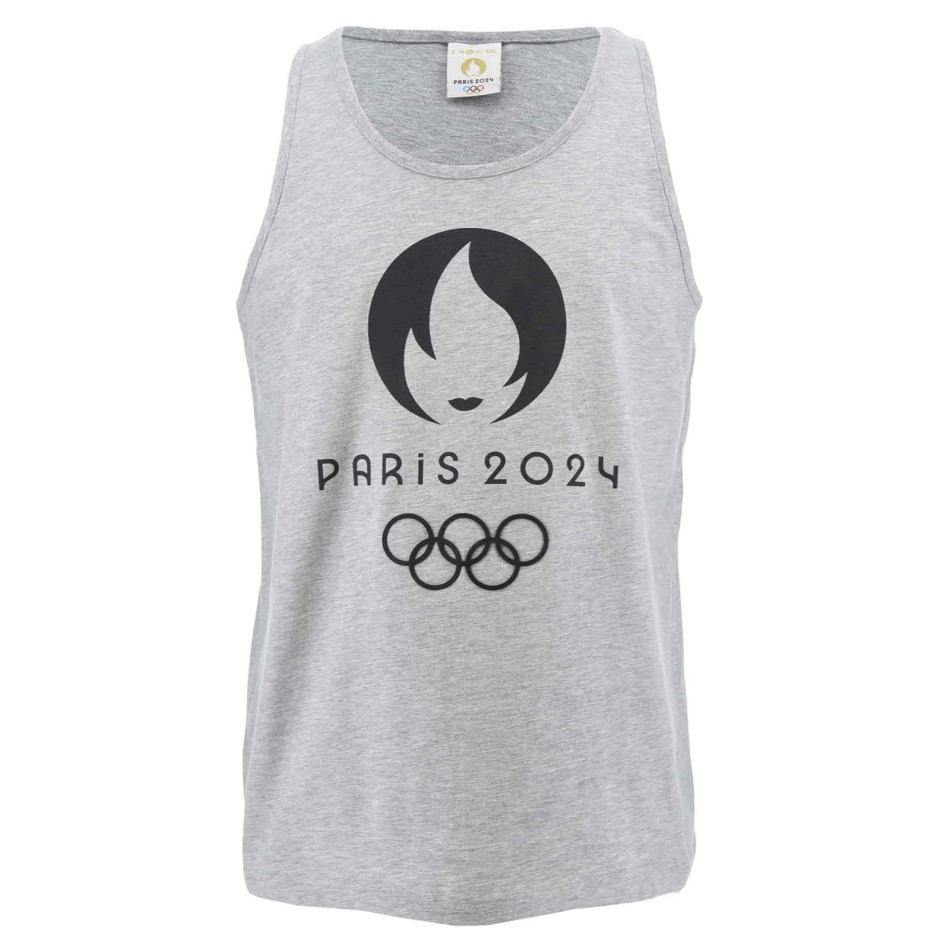 Linnen för män "JO Paris 2024" 100% bomull | Svart Grå eller vit