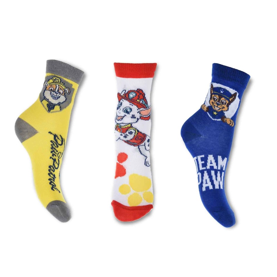 Förpackning med 6 par patrullstrumpor för pojkar