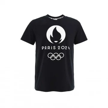 Heren T-shirt "Olympische Spelen Parijs 2024" Gerecycled Katoen (T-shirts) French Market chez FrenchMarket