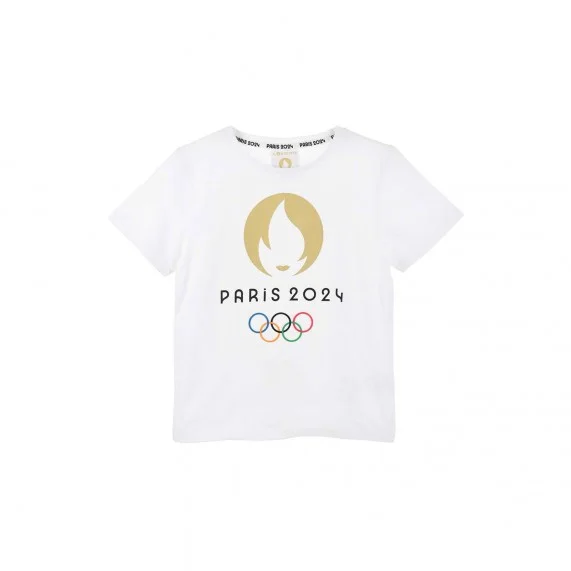 Maglietta per bambini "Giochi Olimpici Parigi 2024" 100% cotone (T-Shirt) French Market chez FrenchMarket