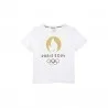 Kinder-T-shirt "Olympische Spelen Parijs 2024" 100% Katoen (T-Shirt) French Market chez FrenchMarket