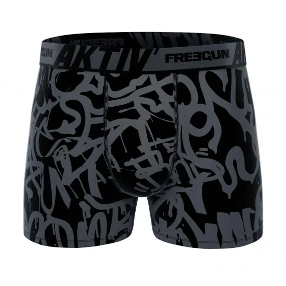 Boxer Mann Baumwolle AKTIV Sport "Graffiti" (Boxershorts Mann) Freegun auf FrenchMarket