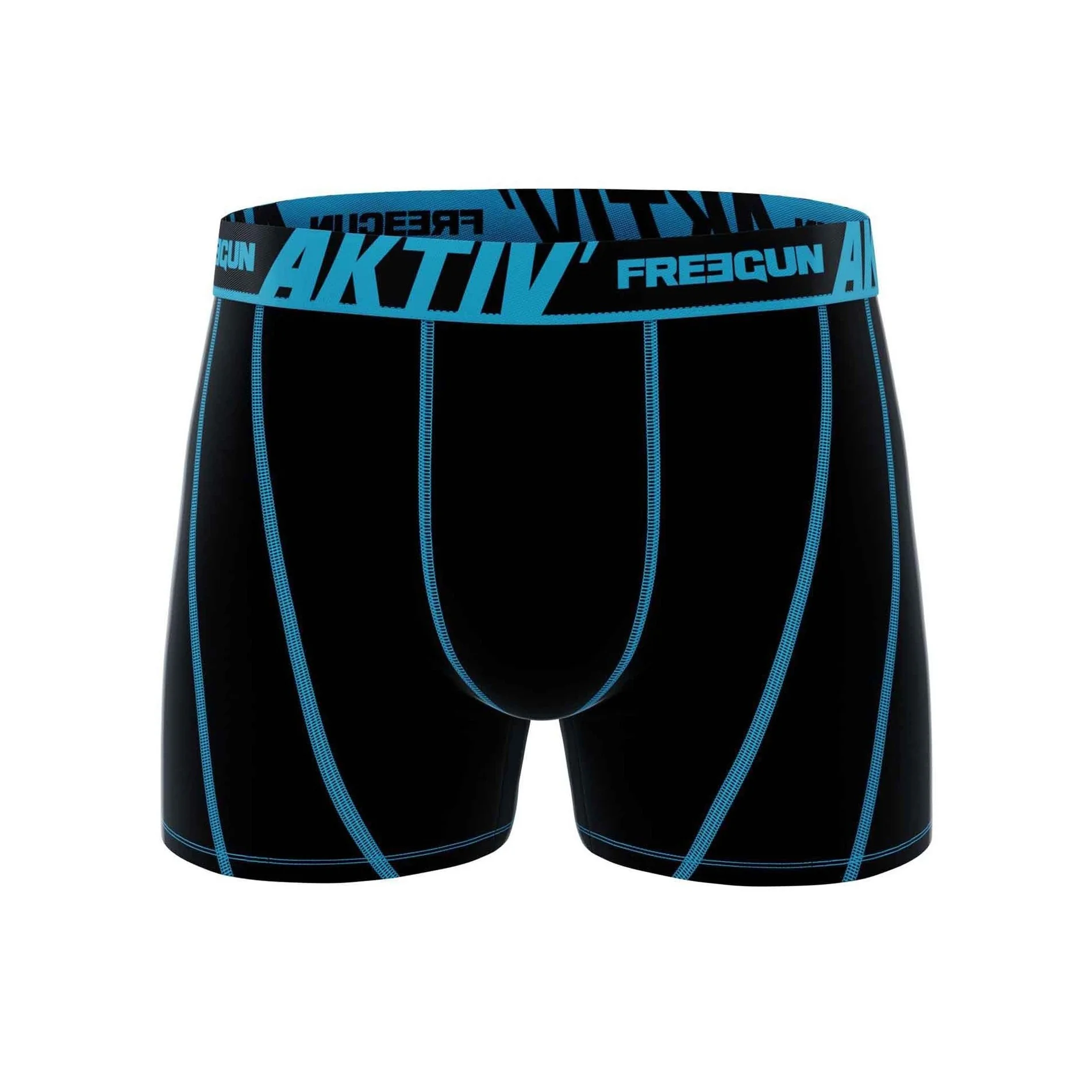 Boxer Sport FREEGUN AKTIV' - Lot De 2, Anti-Transpirant, Ajustement Parfait, Taille M Bleu - 8