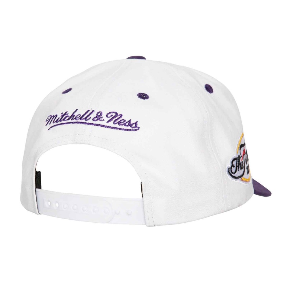 MITCHELL & NESS Vit NBA Los Angeles Lakers "Tail Sweep Pro" keps