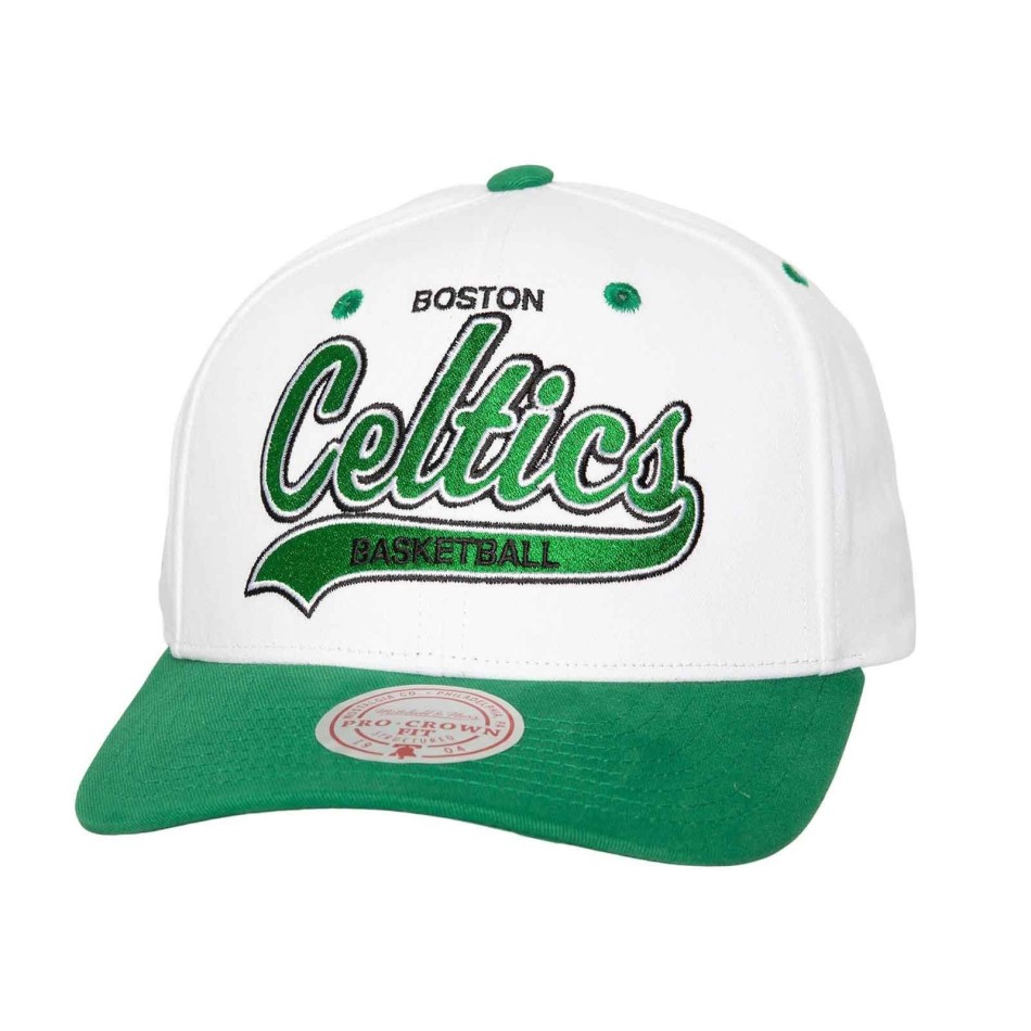 Cappello NBA Boston Celtics "Tail Sweep Pro (Cappellino) Mitchell & Ness chez FrenchMarket