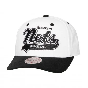 NBA Brooklyn Nets "Tail Sweep Pro" Mütze (Cap) Mitchell & Ness auf FrenchMarket