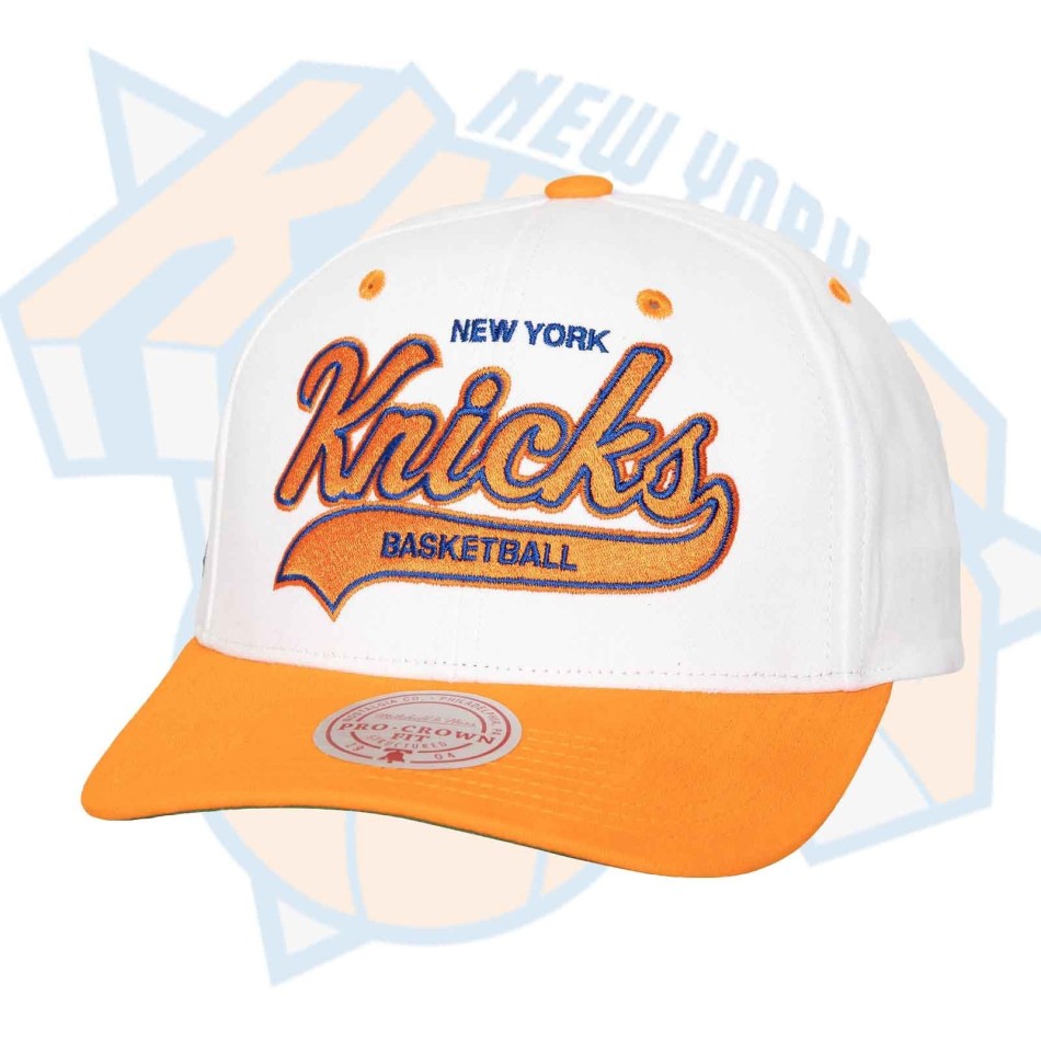 NBA New York Knicks "Tail Sweep Pro" cap (Caps) Mitchell & Ness on FrenchMarket