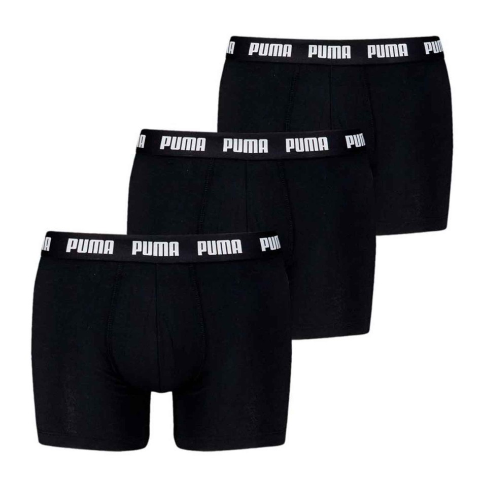 PUMA Pack of 3 Everyday Cotton Boxer Briefs for Men