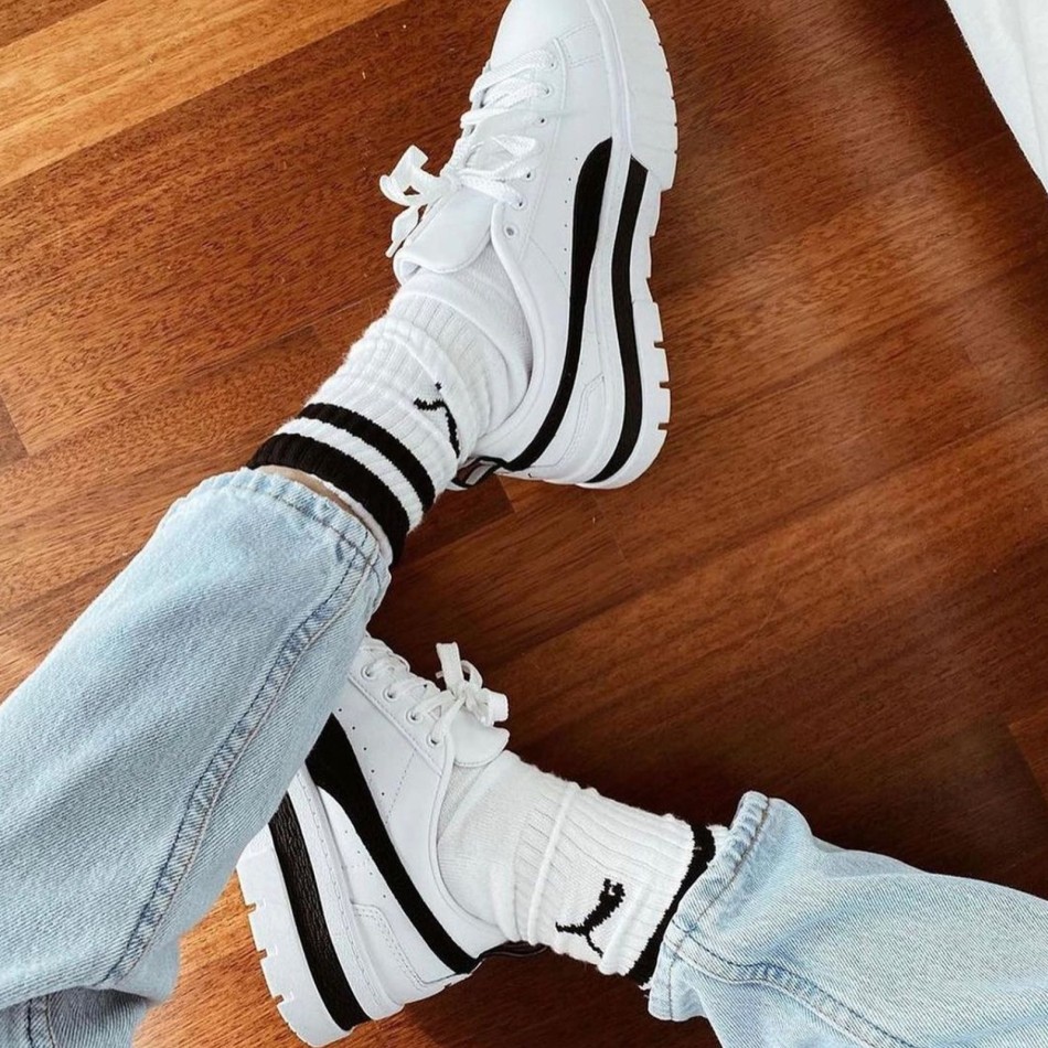 PUMA Heritage Stripe 2-pack strumpor