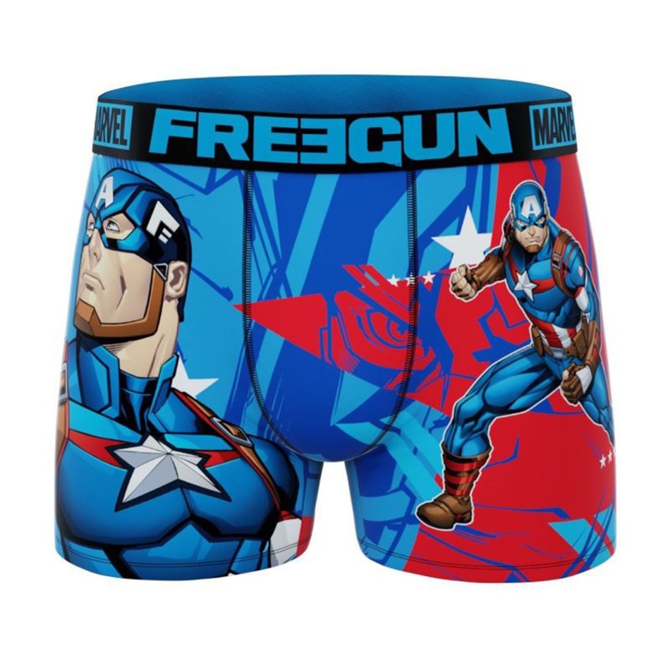 Marvel Avengers Captain America Boxershort voor jongens (Boksers) Freegun chez FrenchMarket