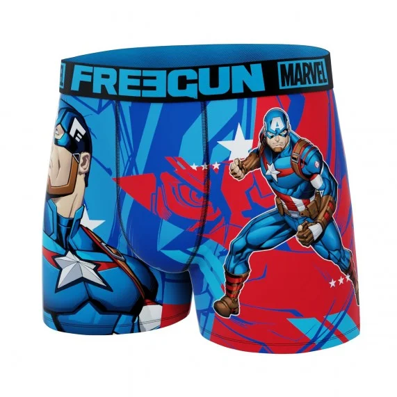 Boxershorts, Jungen Marvel Avengers Captain America (Boxer) Freegun auf FrenchMarket