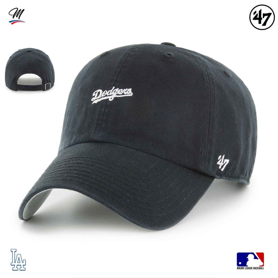Casquette MLB Los Angeles Dodgers "Baseruner Script Clean up" (Gorras) '47 Brand chez FrenchMarket
